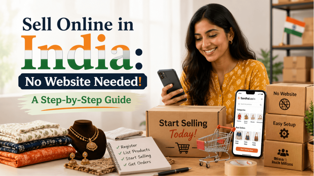 Sell Online in India: No Website Needed! A Step-by-Step Guide